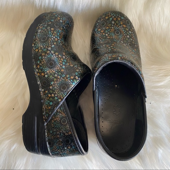 Dansko Professional Clog Metallic Sunburst Pattern - Picture 9 of 11